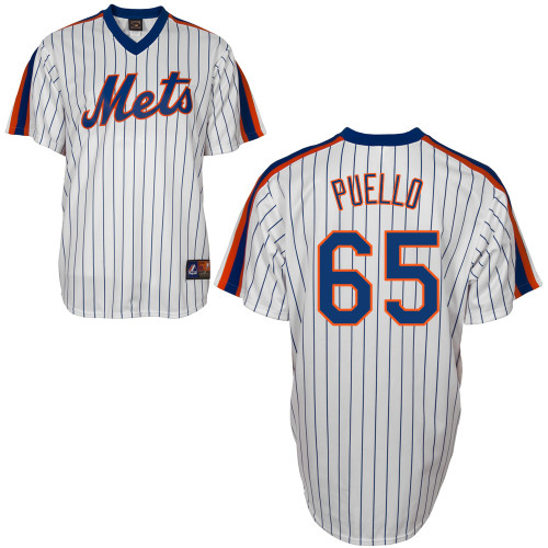 Cesar Puello #65 MLB Jersey-New York Mets Men's Authentic Home Alumni Association Baseball Jersey